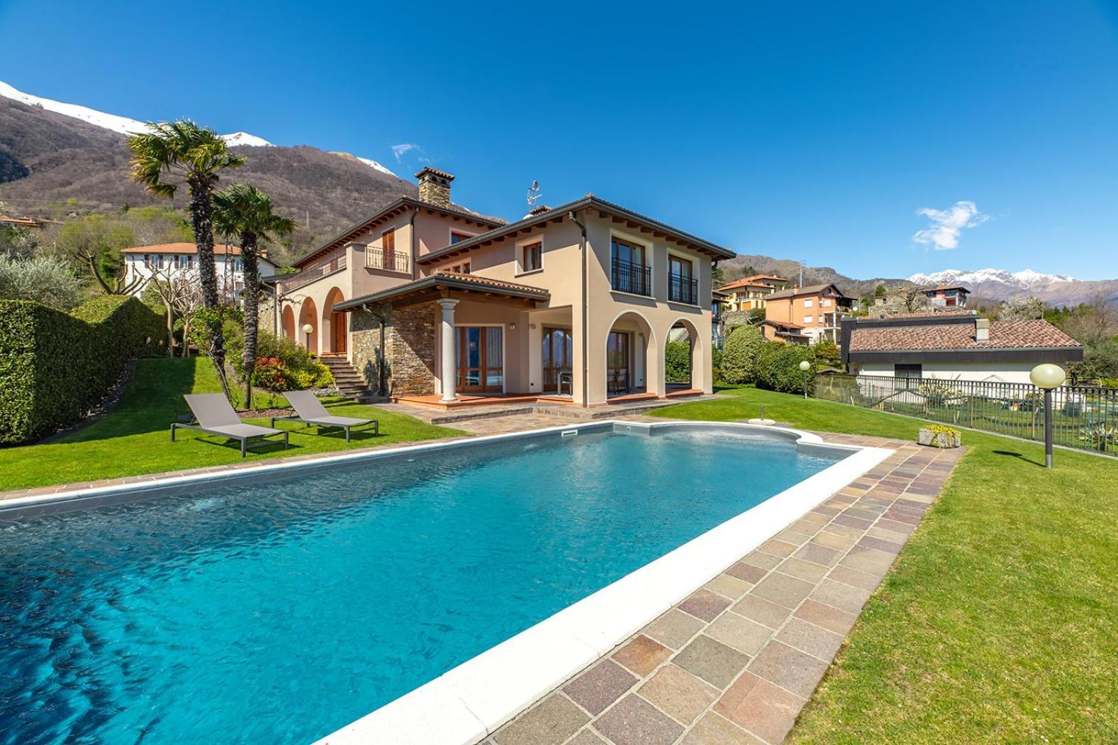 Villa Principessa - Stunning Villa With Panoramic Lake Como Views Cremia Exterior foto